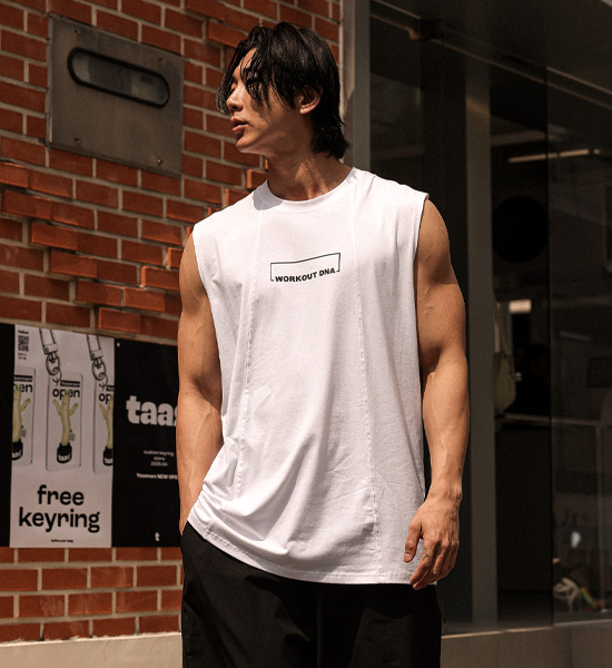 (L-5XL)<br>디트로니 模态无袖 T020<br><font color="#072c81"><B>[ W.DNA ]</B></font>