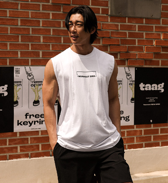 (L-5XL)<br>디트로니 模态无袖 T020<br><font color="#072c81"><B>[ W.DNA ]</B></font>