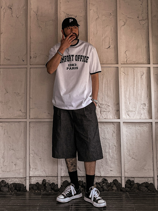 (L-5XL)<br>하디토비 短袖T恤 T021