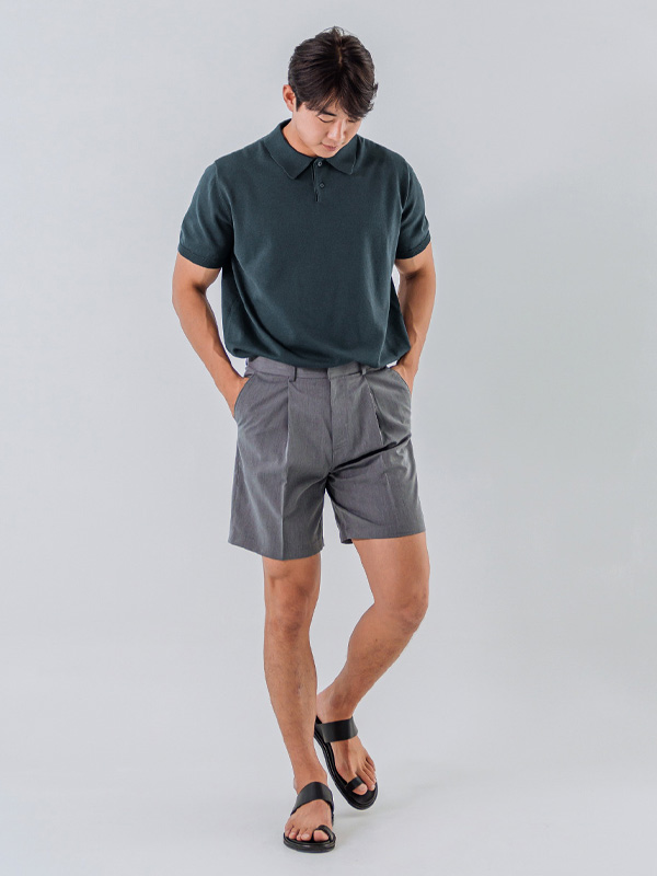 (L~5XL)<br>쿠카디 短袖领针织品