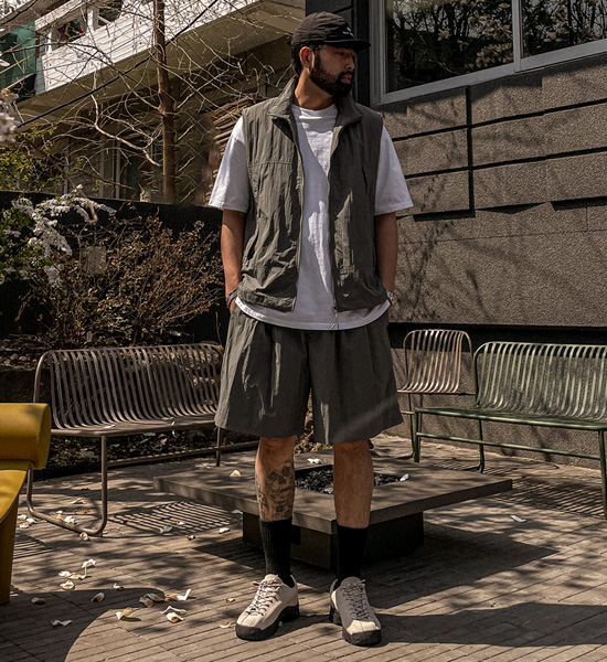 (XL-6XL)<BR>코르아토 拉链背心 SET1618+바카오두 松紧带短裤 SET1618