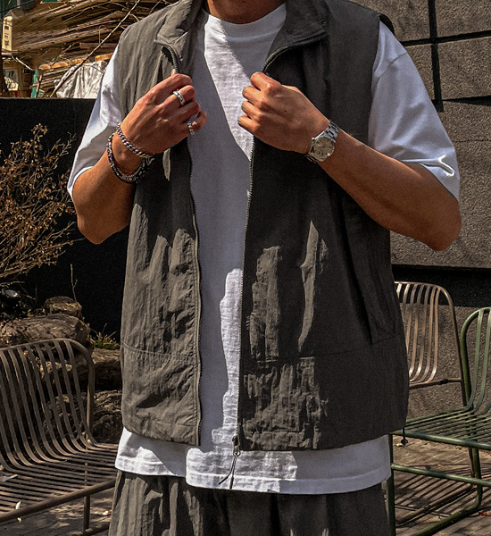 (XL-6XL)<BR>코르아토 拉链背心 SET1618+바카오두 松紧带短裤 SET1618