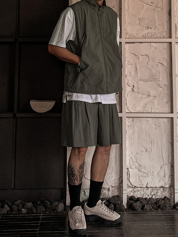 (XL-6XL)<BR>코르아토 拉链背心 SET1618+바카오두 松紧带短裤 SET1618