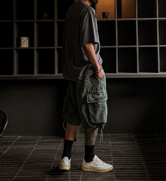 (XL-6XL)<BR>라고닌 颜料 百慕大 短裤