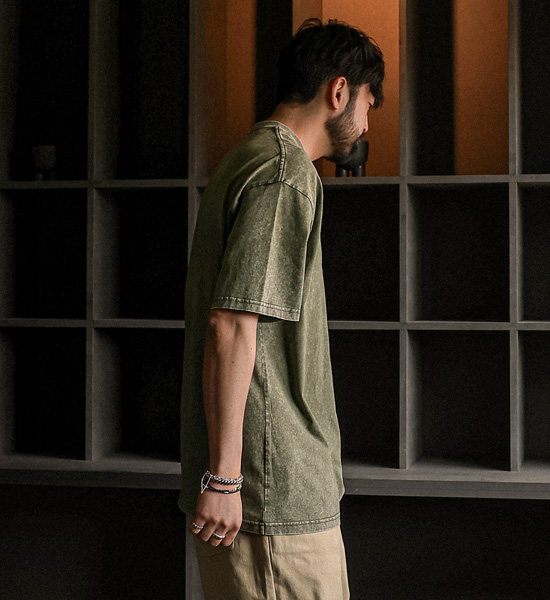 (M-6XL)<br>조나코 颜料 短袖T恤