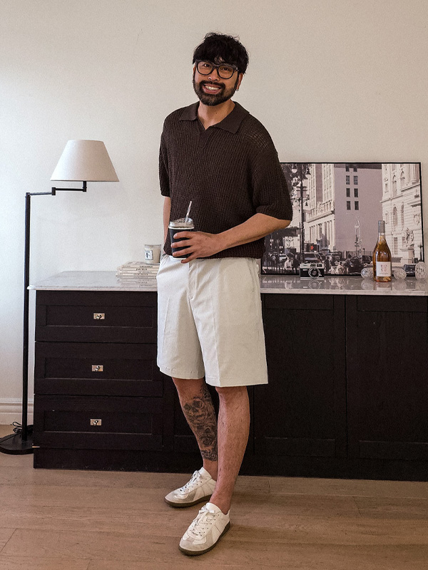 (L-5XL)<br>시나크 开领 短袖针织品 S002