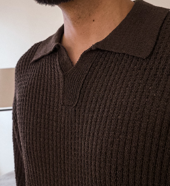 (L-5XL)<br>시나크 开领 短袖针织品 S002