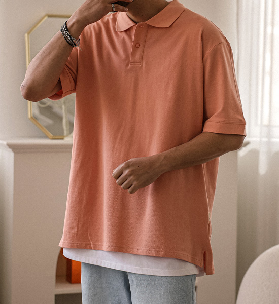 (XL-6XL)<br>사모카토 短袖领衬衫