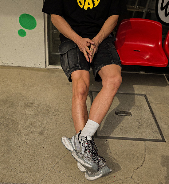 (M-6XL)<br>보이쿠아 货物绑带短裤 8100