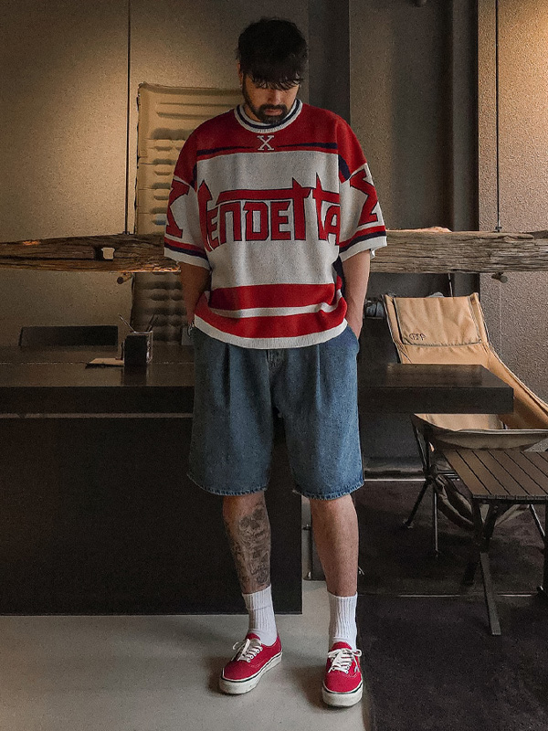 (XL-6XL)<BR>파트로브 短袖针织品