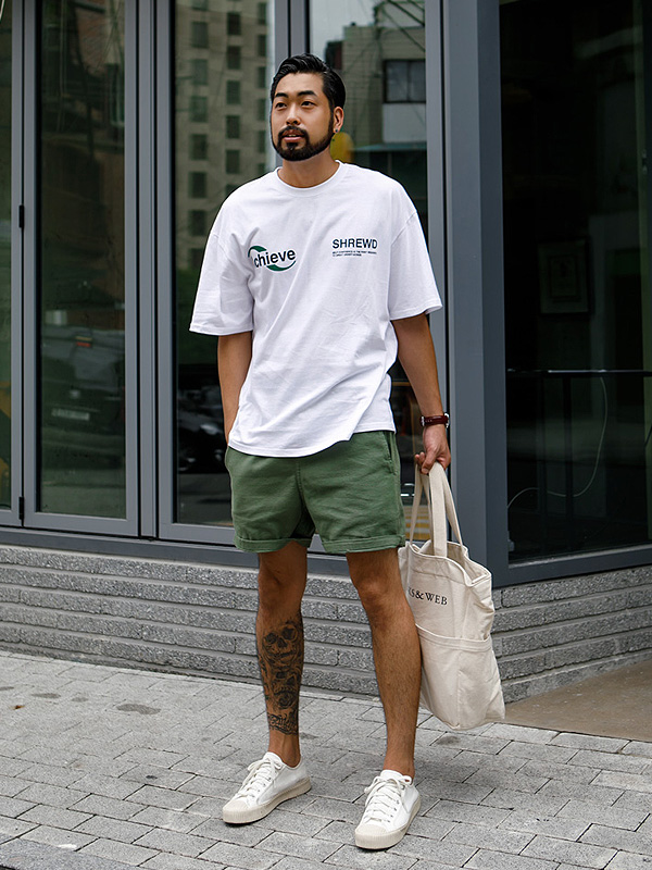 (M-5XL)<BR>인랑 短裤