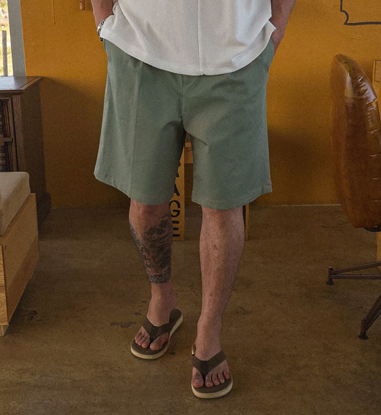 (S-5XL)<BR>할프빌 后松紧带 短裤 S95