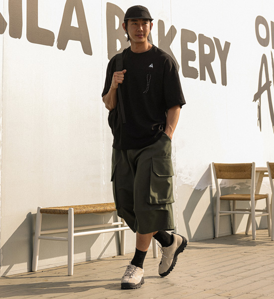 (XL-6XL)<BR>미슈콜 百慕大 货物绑带短裤