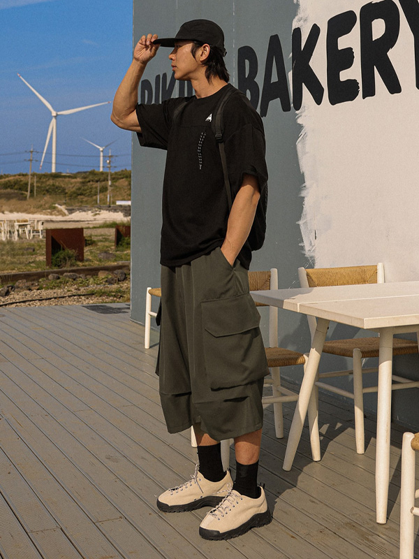 (XL-6XL)<BR>미슈콜 百慕大 货物绑带短裤