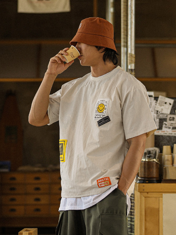 (XL-6XL)<BR>쇼프론 短袖T恤