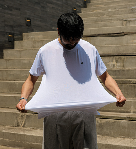 (L-6XL)<br>판타노즈 功能 网眼短袖连体衣 T028<br><font color="#072c81"><B>[ W.DNA ]</B></font>