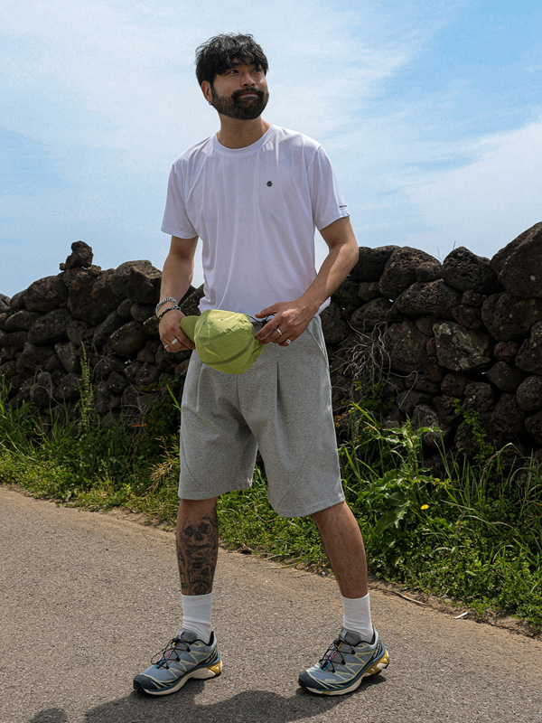 (L-6XL)<br>판타노즈 功能 网眼短袖连体衣 T028<br><font color="#072c81"><B>[ W.DNA ]</B></font>