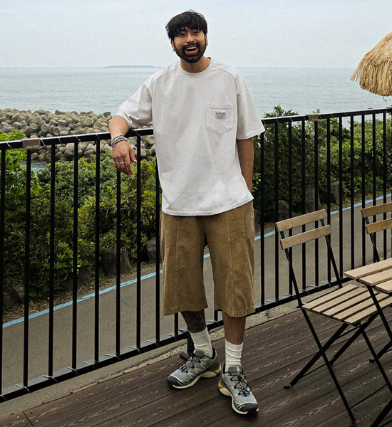 (L-5XL)<BR>루아코 颜料 剪裁短袖连体衣 T016