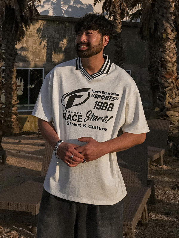 (XL-6XL)<br>트란카스 开领 短袖T恤 T031