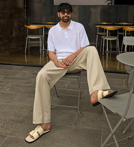 (L-5XL)<br>마그타르 短袖领针织品 S003