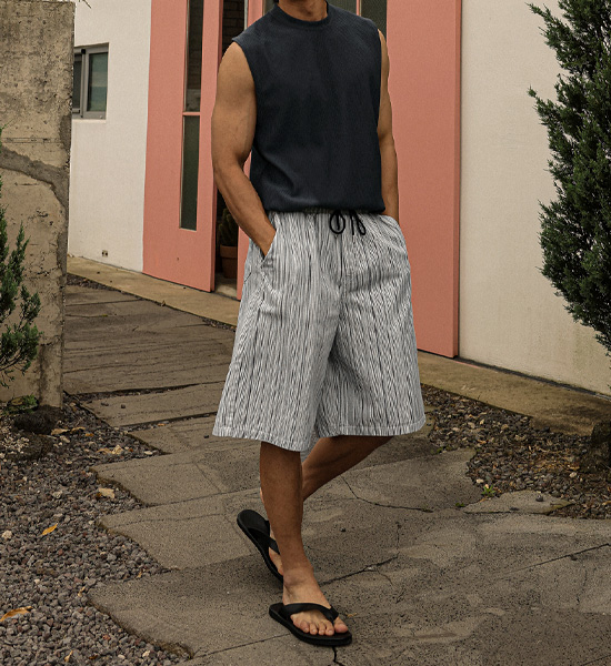 (L-5XL)<br>바울로 百褶 背心