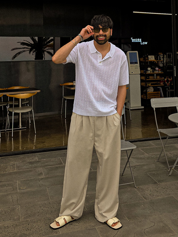 (M-4XL)<br>바랑카 广泛适用 松紧带宽松裤