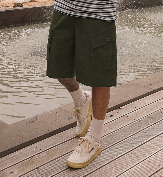 (L-5XL)<BR>마치티니 6부 货物绑带短裤