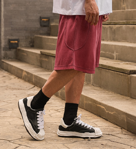 (XL-6XL)<BR>밀킨빌 颜料  百慕大 松紧带短裤