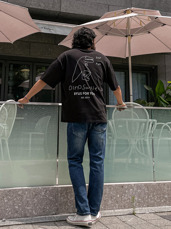 (XL-6XL)<BR>공룡 短袖T恤