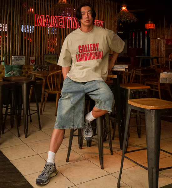 (M-4XL)<BR>아바칸 百慕大 牛仔束腰短裤 692