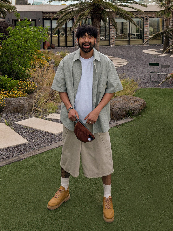 (S-5XL)<BR>그라소 百慕大 短裤 D584