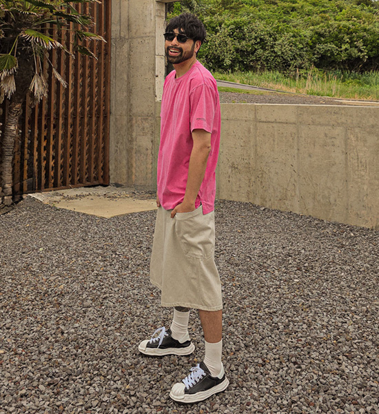 (XL-6XL)<br>포모나 颜料 短袖T恤 T027<br><font color="#072c81"><B>【 W.DNA 】</B></font>