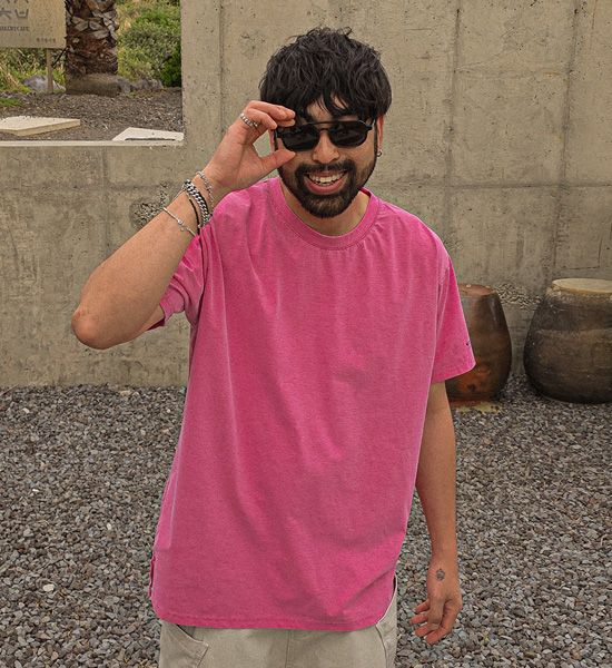 (XL-6XL)<br>포모나 颜料 短袖T恤 T027<br><font color="#072c81"><B>【 W.DNA 】</B></font>