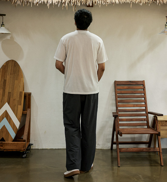 (L-4XL)<br>클린치 亨利颈 短袖T恤