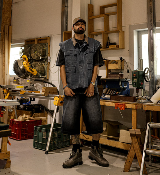 (XL-4XL)<br>페르니크 领 牛仔马甲 618