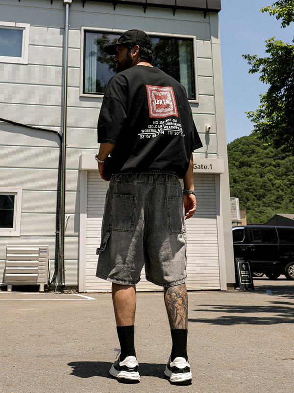 (XL-6XL)<br>에밀리오 포켓 短袖T恤