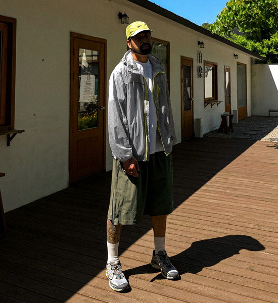 (L-2XL)<br>산다스키 집업바람막이 6605