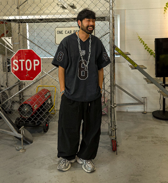 (XL-6XL)<br>카브로보 V字领 短袖T恤 928