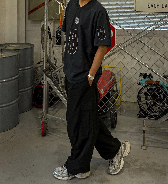 (XL-6XL)<br>카브로보 V字领 短袖T恤 928