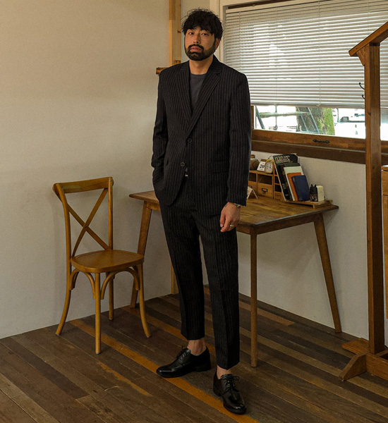 (S-6XL)<BR>요카나 休闲西服(7단)+사그라다 宽松长裤(7단)