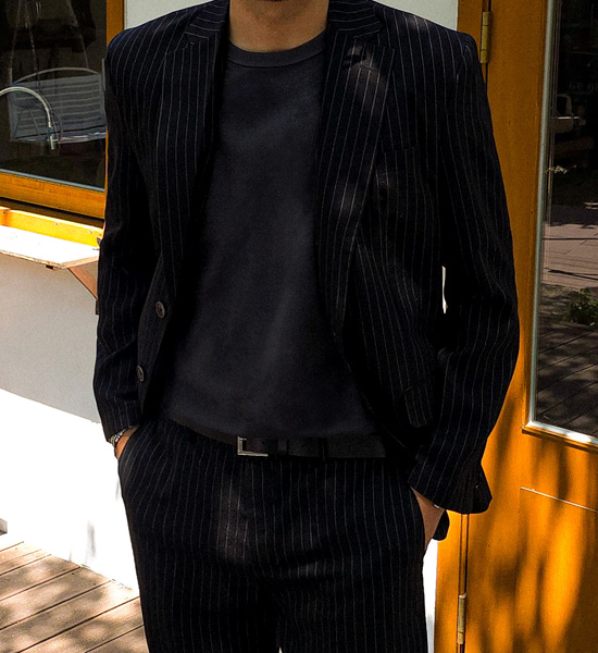 (S-6XL)<BR>요카나 休闲西服(7단)+사그라다 宽松长裤(7단)