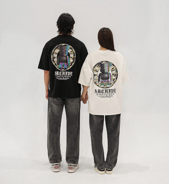 (L-5XL)<BR>루드차 短袖T恤