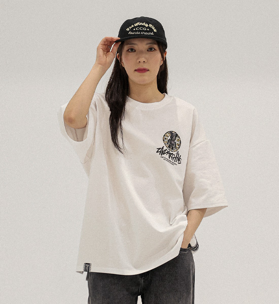 (L-5XL)<BR>루드차 短袖T恤