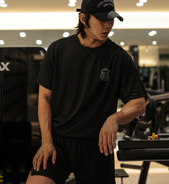 (M-6XL)<br>비그달 冷却短袖三通+오바네스 冷却系统 레깅스밴딩반바지<br><font color="#072c81"><B>[ W.DNA ]</B></font>