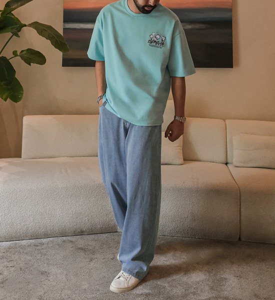 (L-5XL)<BR>아이스베어 短袖T恤