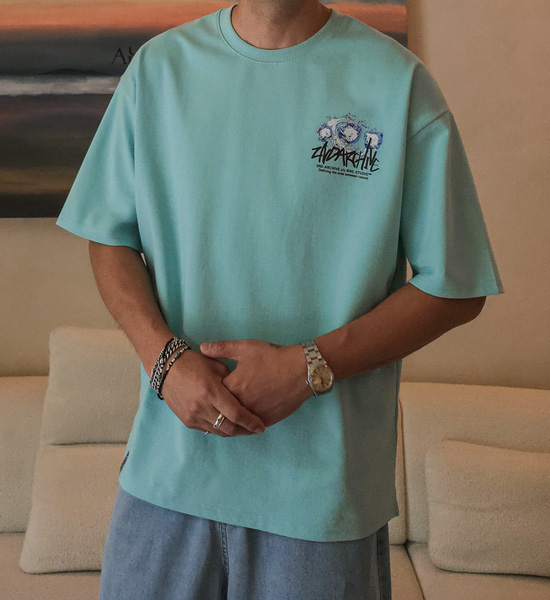 (L-5XL)<BR>아이스베어 短袖T恤