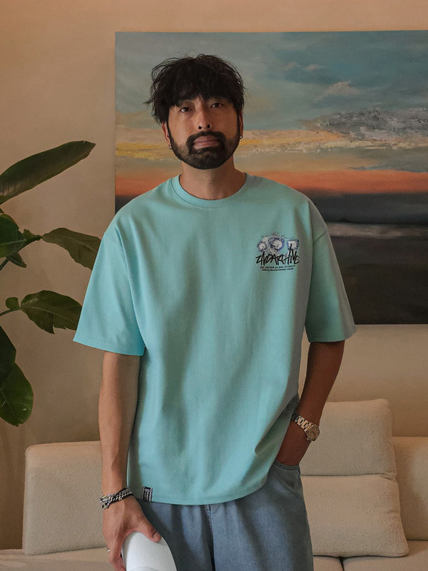 (L-5XL)<BR>아이스베어 短袖T恤