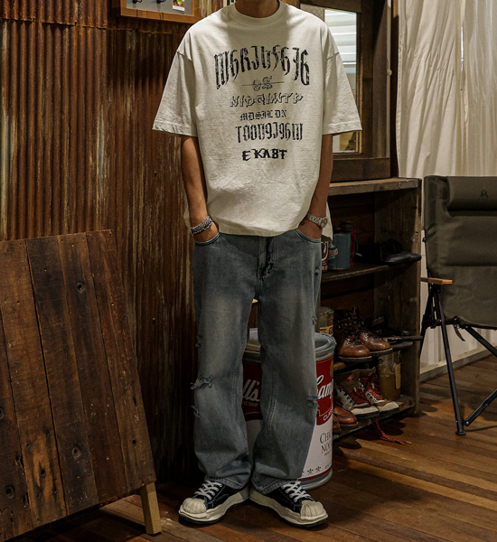 (28-40)<br>티라파타 半宽配合 牛仔裤 8952