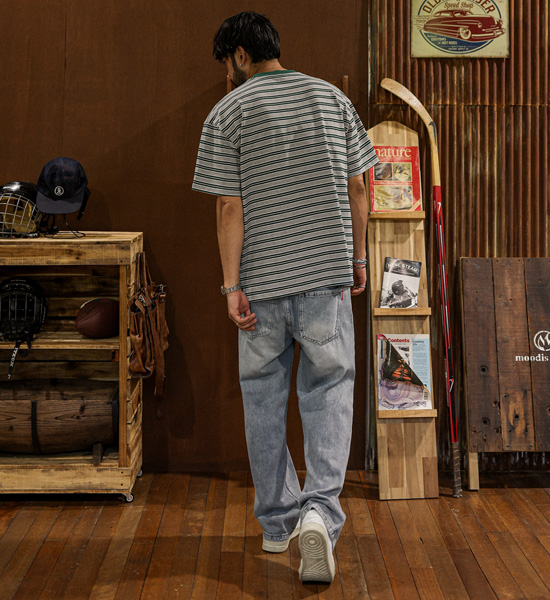 (28-40)<br>티라파타 半宽配合 牛仔裤 8952