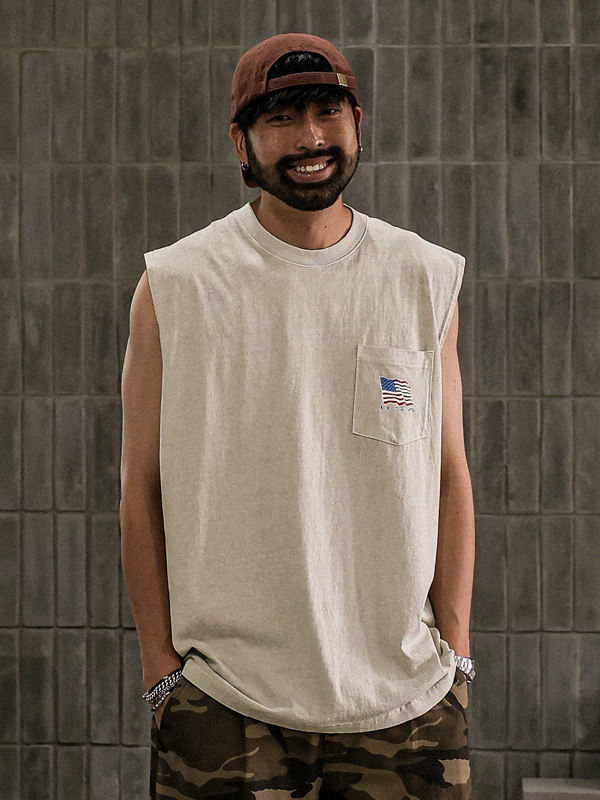 (XL-6XL)<BR>치르파노 颜料 背心